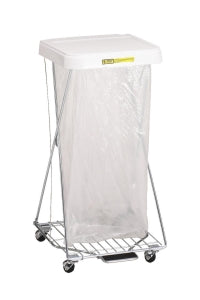 R&B Wire Products Wire Hamper with Lid and Foot Pedal - Wire Hamper wi ...