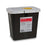 RCRA Hazardous Waste Container with Hinged Lid 8gal - 15.5"W x 11"D x 17.75"H