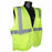 Radians Economy Safety Vests - Class 2 Fire-Retardant Safety Vest with Zipper Closure, Size XL - SV25-2ZGM-XL
