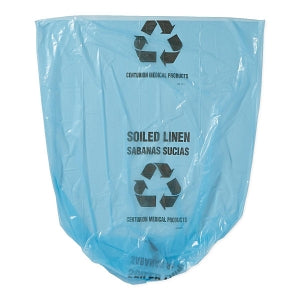 Centurion Centurion Soiled Linen Liners - Centurion Light Blue Liners Printed with "Soiled Linen", Roll, 29" x 38", 0.79 Mil - RDBL38B