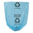 Centurion Centurion Soiled Linen Liners - Centurion Light Blue Liners Printed with "Soiled Linen", Roll, 29" x 38", 0.79 Mil - RDBL38B