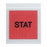 RD Plastics Stat Printed 3 Wall Reclosable Bags w/Pouch - Stat-Printed Reclosable Bag with 3-Walls and Zip Pouch, 2 mil, Clear with Red Block, Black Print - B30