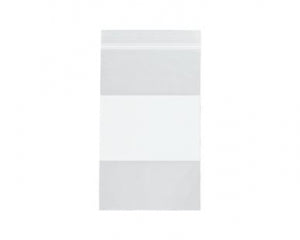 RD Plastics Clear 4 Mil Reclosable Bags with Writing Block - BAG, ZIP CLOSURE, WHITE BLOCK, 4MIL, 4X6 - C73