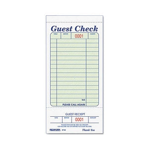 Rediform Office Products Guest Check Book - Guest Check Book - 5F740