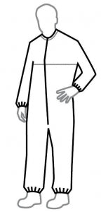 DuPont Tyvek Isoclean Series 253 Coveralls - Tyvek Coveralls with Isoclean, Sterile, Bound Seems and Neck, Dolman Sleeves, Zippered Front, Covered Elastic Wrists and Ankles, White, Size M - IC253BWHMD00250S