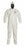 DuPont Tychem SL Coveralls-Series 122 - Tychem SL Coveralls with Hood, Boots, Elastic Wrists, Bound Seems, White, Size L - SL122BWHLG001200