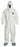 DuPont Series 122 Tyvek Coveralls - Tyvek Hooded Coveralls with Attached Boot Covers, Elastic Wrists and Ankles and Serged Seams, Vend Packed, White, Size M - TY122SWHMD0025VP