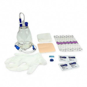Rocket Pleural and Peritoneal Drainage Kits and Accessories - Pleural Drainage Kit with 600 mL Bottle and Dressing Pack, Discharge Pack - R51400-DP