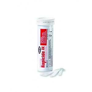 Cantel Medical RAPICIDE PA Test Strips - RAPICIDE PA Indicator Test Strip, 2 Bottles per Pack, 100 Test Strips in Each Bottle - ML02-0118