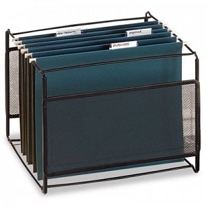 Eldon Office Products Letter Size Mesh File Frame Holder - Letter Size Mesh File Frame Holder, Wire, Black, 12-3/8" x 11-3/8" x 9-5/8" - 22191