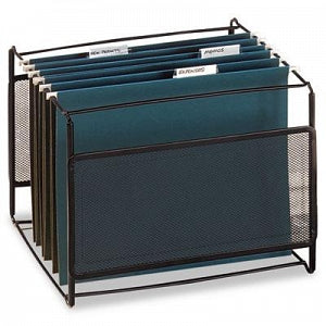 Eldon Office Products Letter Size Mesh File Frame Holder - Letter Size Mesh File Frame Holder, Wire, Black, 12-3/8" x 11-3/8" x 9-5/8" - 22191