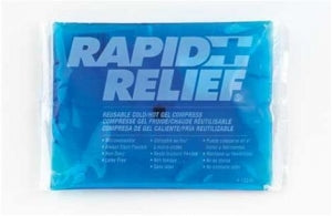 Rapid Aid Ltd Instant HOT / Cold Packs - Hot / Cold Pack, Reusable, 4" x 6" - 12246-24