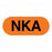 United Ad Label NKA Wristbands - WRISTBAND, ALRT, NKA, 5/8X1/4, OR - ULWLNKA017