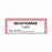 United Ad Label Co. Drug Tape / Labels - Neostigmine Label, 1 mg / mL, Expiration Date / Time, Red / White Stripe, 1-1/2" x 1/2", Permanent, 610 Labels / Roll - ULAL0171