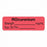 United Ad Label Co. Drug Tape / Labels - ROcuronium Label, Strength (mg / mL), Expiration Date / Time, Fluorescent Red, 1-1/2" x 1/2", Permanent, 610 Labels / Roll - ULAL056
