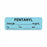 United Ad Label Co. Drug Tape / Labels - Fentanyl Label, Strength (mcg / mL), Date, Time, Initial, Light Blue, 1-1/2" x 1/2", Permanent, 1000 Labels / Roll - ULAL067-D