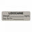 United Ad Label Co. Drug Tape / Labels - Lidocaine Label, Strength (mg / mL), Expiration Date / Time, Gray, 1-1/2" x 1/2", Permanent, 610 Labels / Roll - ULAL743