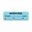 United Ad Label Co. Drug Tape / Labels - Morphine Label, Strength (mg / mL), Expiration Date, Time, Initial, Light Blue, 1-1/2" x 1/2", Permanent, 1000 Labels / Roll - ULAL762-D