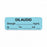 United Ad Label Co. Drug Tape / Labels - Dilaudid Label, Strength (mg / mL), Date, Time, Initial, Light Blue, 1-1/2" x 1/2", Permanent, 1000 Labels / Roll - ULAL768-D