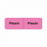 United Ad Label Co. Drug Tape / Labels - Pitocin IV Line Identification Label, Fluorescent Pink, 3" x 7/8", Permanent, 320 Labels / Roll - ULCU268