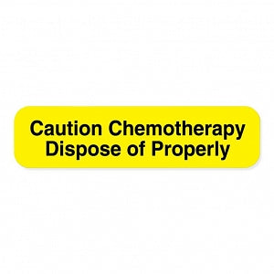 United Ad Labels Chemo Labels - LABEL, CHEMOTHERAPY, 2X1/2, 470/RL, FL YL - ULFP281