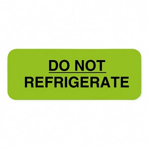 United Ad Label Do Not Refrigerate Labels - LABEL, DO NOT REFRG, FL, GR 2X3/4, 470/RL - ULIV113