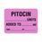 United Ad Label Co. Drug Tape / Labels - IV Medication Additive Label, Pitocin (Units), Fluorescent Pink, 2-3/8" x 1-3/4", Permanent, 400 Labels / Roll - ULOB312