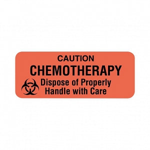 Chemo Lab Sticker United Ad Labels Chemo Labels - LABEL, CHEMOTHERAPY, 2-1/4X7/8, 420/RL ...