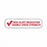 United Ad Label Alert Labels - LABEL, HIGH ALRT, 1-5/8X3/8, 1000/RL, RD - ULRXA1291