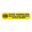 United Ad Label Co. Drug Tape / Labels - Caution Hazardous Drug Medication Label, Yellow, 1-5/8" x 3/8", Permanent, 1000 Labels / Roll - ULRXA1701