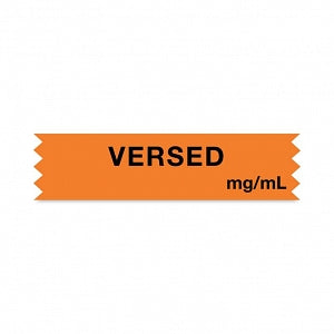 United Ad Label Co. Drug Tape / Labels - Versed Label Tape, Strength ...