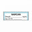 United Ad Label Co. Drug Tape / Labels - Narcan Label Tape, Strength (mg / mL), Expiration Date / Time, Light Blue / White Stripe, 1-1/2" x 1/2", Removable, 500"/Roll - ULTA025
