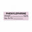 United Ad Label Co. Drug Tape / Labels - Phenylephrine Label Tape, Strength (mg / mL), Expiration Date / Time, Violet, 1-1/2" x 1/2", Removable, 500"/Roll - ULTA150