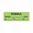 United Ad Label Co. Drug Tape / Labels - Robinul Label Tape, Strength (mg / mL), Date, Time, Initial, Green, 1-1/2" x 1/2", Removable, 500"/Roll - ULTJ079-D