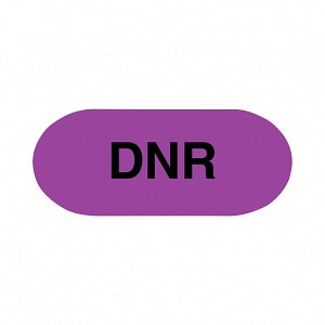 United Ad Label DNR Wristbands - WRISTBAND, ALRT, DNR, 5/8X1/4, PU - ULWLD033