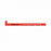 United Ad Label Blank Wristbands - Blank Wristband, Plastic, 10-1/4" x 1/8", Red, Custom for Broward - ULWB0109A-16