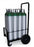 Responsive Respiratory Inc. Cylinder Transport Racks - Oxygen Cylinder Cart, 12-Cylinder Capacity, D / E Tanks - RRI1500175