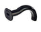 Teleflex Medical Black Rubber Guedel Airways - AIRWAY GUEDEL, RUBBER, BLACK, SIZE 1 - 124500010