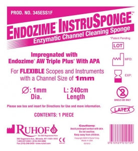 Ruhof Healthcare Endozime InstruSponges - Endozime InstruSponge Cleaning Sponge, 1 mm - 345ESS1F