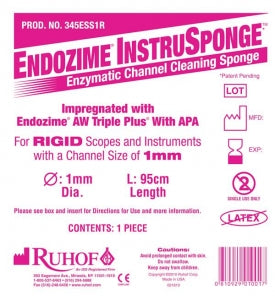 Ruhof Endozime InstruSponge For Rigid / Take-apart Instruments - SPONGE ENDOZIME #1 FLEX - 345ESS1R