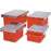 Lock Box OD: 8.5"W x 11.75"D x 5"H - ID: 6.4"W x 9.2"D x 3.4"H