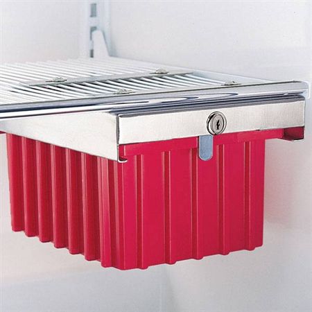 Lock Box OD: 11"W x 17.25"D x 9.25"H - ID: 9.2"W x 14.8"D x 7.9"H