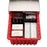 Lock Box OD: 11"W x 17.25"D x 9.25"H - ID: 9.2"W x 14.8"D x 7.9"H