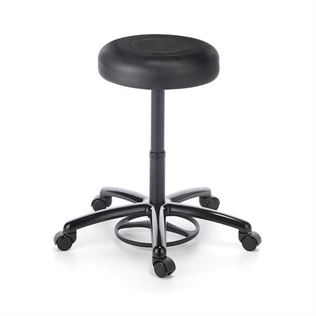Rhino Foot-Activated Stool Mid-Height Fusion R+ - 16"Dia Base - 29.5"H