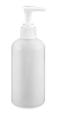 BOTTLE, EMPTY, PUMP, ROUND, 8OZ	