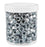 Clear Round Wide-Mouth Plastic Jars, 16 oz., White Cap