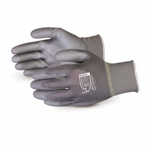 Superior Glove Works Ltd Superior Touch Knit Gloves with Polyurethane Palm Coating - 13 Gauge Superior Touch General Purpose Polyurethane Dip Industrial Gloves, Gray, Size S - S13GPPU-6