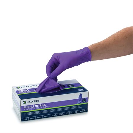 SAFEskin Purple Nitrile Gloves Medium