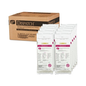 Clorox Dispatch Hospital Disinfectant Towels with Bleach - Dispatch Bleach Wipes, - 69260