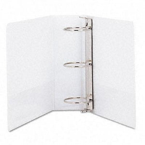Samsill Corp Clean Touch Antimicrobial Binders - Clean Touch Locking Round Ring View Binder, 4" Cap, White - 18297